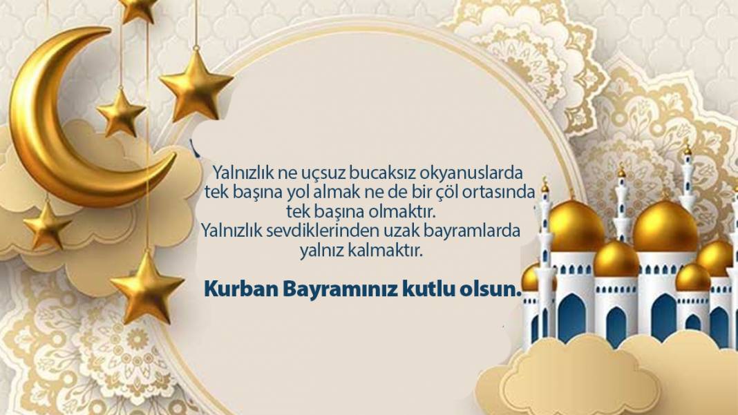 Hayırlı bayramlar! Yeni resimli Kurban Bayramı mesajları 14